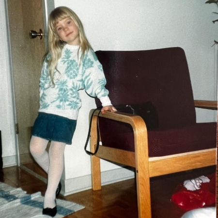 Cindy Busby in her young days,